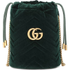 GUCCI GG Marmont Mini velvet bucket bag - ワンピース・ドレス - 