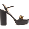 GUCCI GG Marmont leather platform sandal - Sandale - 
