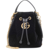 GUCCI GG Marmont velvet bucket bag - Сумочки - $2,300.00  ~ 1,975.44€