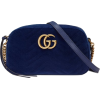 GUCCI GG Marmont velvet small shoulder b - Clutch bags - 
