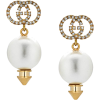 GUCCI GG faux pearl earrings - Brincos - 