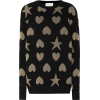 GUCCI Hearts and stars wool-blend sweate - Пуловер - 