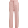 GUCCI  High-rise wool-twill trousers - Capri & Cropped - 