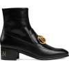 GUCCI Horsebit chain loafer boots - 坡跟鞋 - 