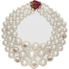 GUCCI Layered pearl necklace with strawb - Ожерелья - 