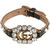 GUCCI Leather bracelet with Double G - Bracelets - 