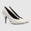 GUCCI Leather pump  white - Sapatos clássicos - 