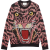 GUCCI Lurex sweater with tiger - Пуловер - 