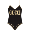 GUCCI Lycra swimsuit with Gucci print - Badeanzüge - 