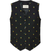 GUCCI Pineapple fil coupé wool vest - Жилеты - 