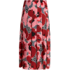 GUCCI  Poppy-print pleated silk crepe de - スカート - 