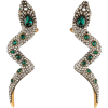 GUCCI Snake earrings with crystals - Серьги - 