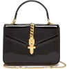 GUCCI Sylvie 1969 mini patent-leather sh - Bolsas com uma fivela - 