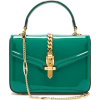 GUCCI Sylvie 1969 mini patent-leather sh - バッグ クラッチバッグ - 
