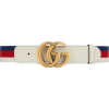 GUCCI Sylvie Web belt with double G buck - Belt - 