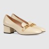 GUCCI Sylvie leather mid-heel pump - Klasični čevlji - 