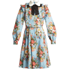 GUCCI blue floral dress - Vestidos - 