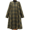 GUCCI green tartan coat - Jacket - coats - 