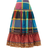 GUCCI multicolor madras skirt - 裙子 - 