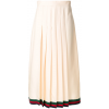 GUCCI pleated midi skirt with Web trim - Skirts - 