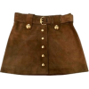GUCCI suede mini skirt - Skirts - 