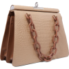 GU_DETwo-tone croc-effect leather should - Messenger bags - 