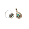 Smaragd - Earrings - 