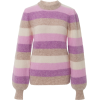 Ganni Soft Wool Stripe Knit Color Stripe - Pullovers - $230.00 