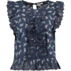 Gap blouse floral print on navy - Koszulki bez rękawów - 44.99€ 