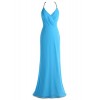 Gardenwed Beading Spaghetti Straps Long Prom Dress V Neck Bridesmaid Dress - 连衣裙 - $189.99  ~ ¥1,273.00