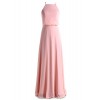 Gardenwed Chiffon A Line Halter Long Prom Dress Bridesmaid Dress Beach Dress - Kleider - $169.00  ~ 145.15€