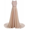Gardenwed Long Beaded Lace Prom Dress Key Hole Back Prom Dresses Long Party Dress - Vestiti - $219.99  ~ 188.95€
