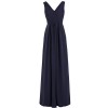Gardenwed Sexy V Neck Chiffon Tie Back Formal Cocktail Club Long Party Dress - Dresses - $179.99 