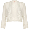 GatsbyLady Bolero Jacket in Off White - Marynarki - 