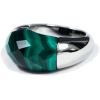 Genuine Faceted Malachite Stai - Obroči - $38.50  ~ 33.07€