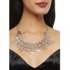 Geometric Collar Necklace with Bracelets and Stud Earrings - Bransoletka - $7.99  ~ 6.86€