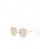 Geometric Metallic Frame Sunglasses - Sunglasses - $6.99  ~ £5.31