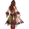 Geometric-print silk midi dress - Vestidos - 