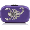 Giambattista Valli purple scorpio clutch - Borse con fibbia - 