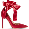 Gianvito Rossi’s satin tie heels - Classic shoes & Pumps - $795.00 