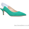 Gianvito Rossi Green Leather Aramis Mule - 经典鞋 - 