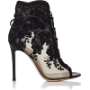 Gianvito Rossi Lace Ankle Boots - Buty wysokie - 