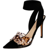 Gianvito Rossi Leopard Ankle-Wrap Pumps - Sandals - 