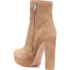 Gianvito Rossi Tan Ankle Boots - Buty wysokie - 