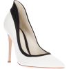 Giavanito Rossi Black and White Pointed- - Classic shoes & Pumps - 