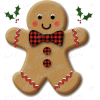 Gingerbread Cookie - イラスト - 