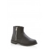 Girls 10-4 Faux Leather Zip Booties - 靴子 - $19.99  ~ ¥133.94