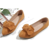 Girls Suede Bow Decor Ballet Flats - フラットシューズ - $23.95  ~ ¥2,696