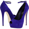 Giuseppe-Zanotti-blue-suede-pl - 厚底鞋 - 