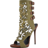 Giuseppe Zanotti Brown / Olive Green - Сандали - 